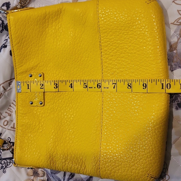 Kate Spade Yellow Pebble Leather Crossbody Bag - Picture 9 of 9